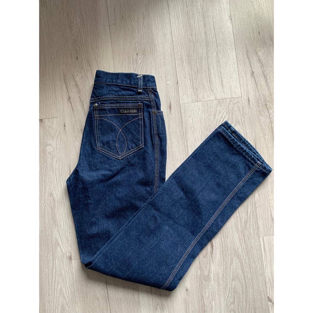 Vintage Calvin Klein High Rise Jeans Size 24/25 - Picture 3 of 6